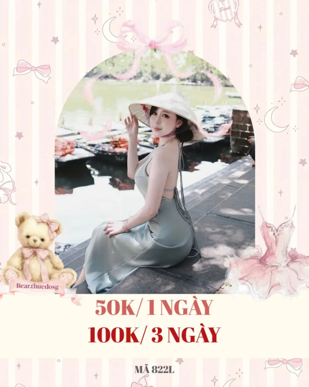 Ảnh 1 của Váy lụa hở lưng xanh mint maxi nữ