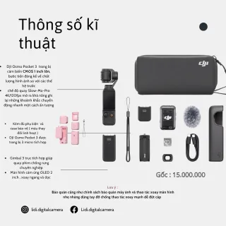 Photo 2 of DJI Osmo Pocket 3 Cho Thuê Quay Phim