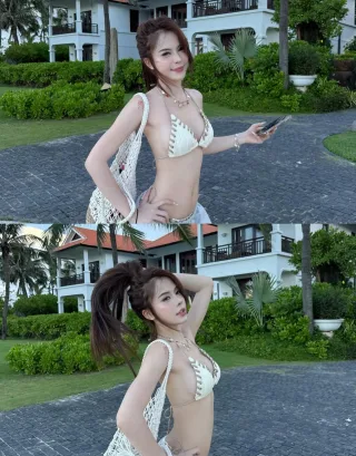 Ảnh 3 của Bikini hai mảnh màu be freesize nữ