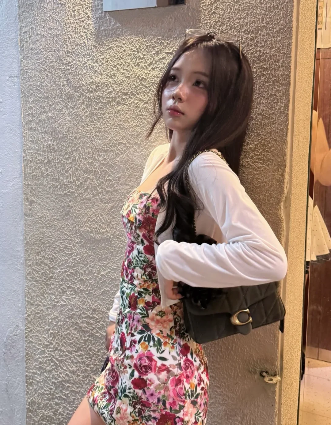 Ảnh 6 của Đầm hoa mini bodycon cúp ngực size M