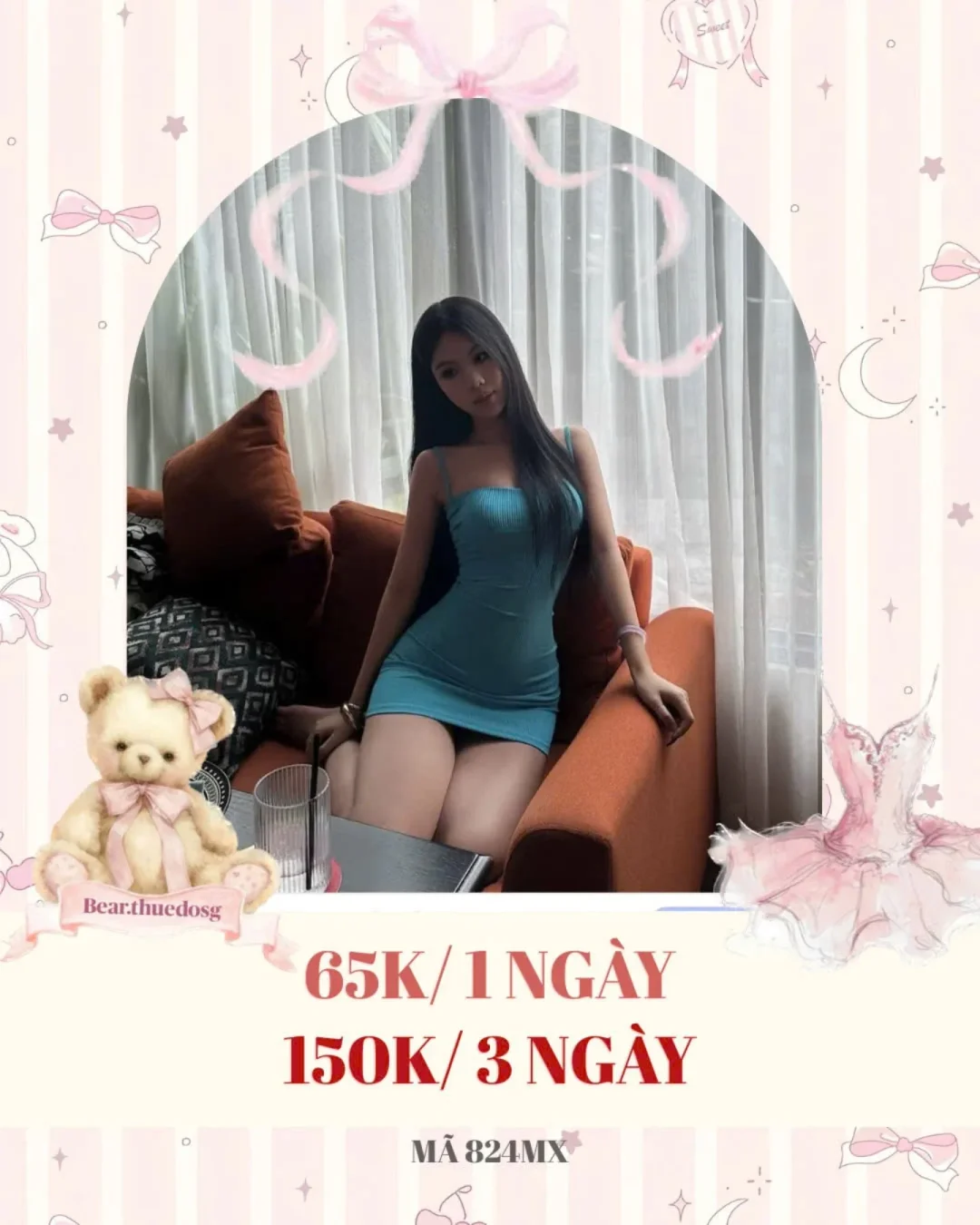 Ảnh 1 của Đầm mini hai dây xanh ngọc nữ