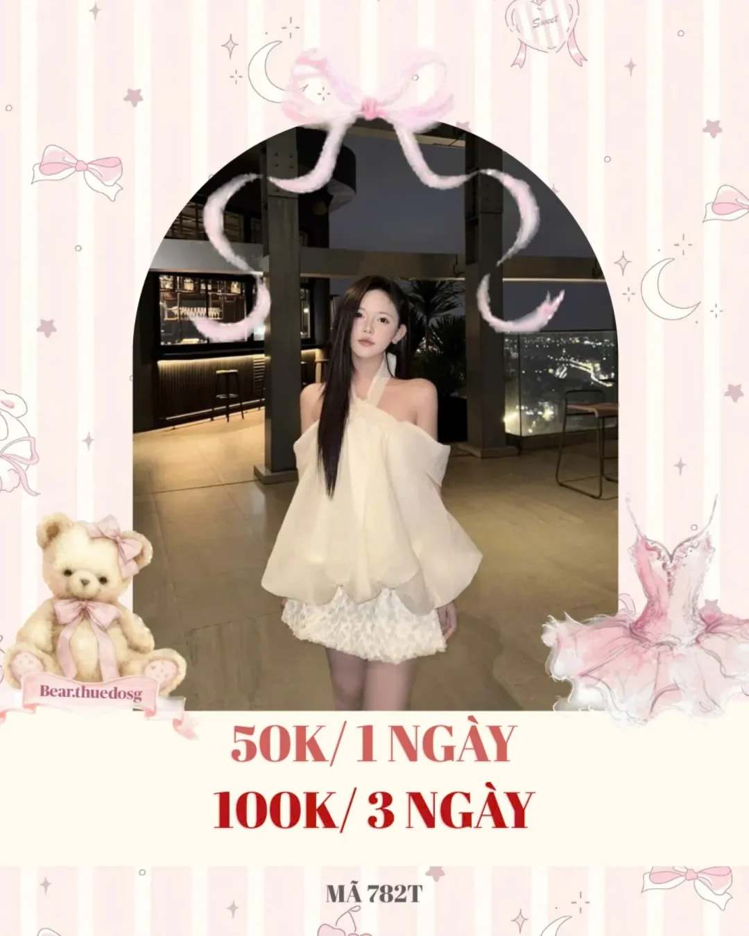Ảnh 1 của Set áo trễ vai trắng chân váy ren nữ