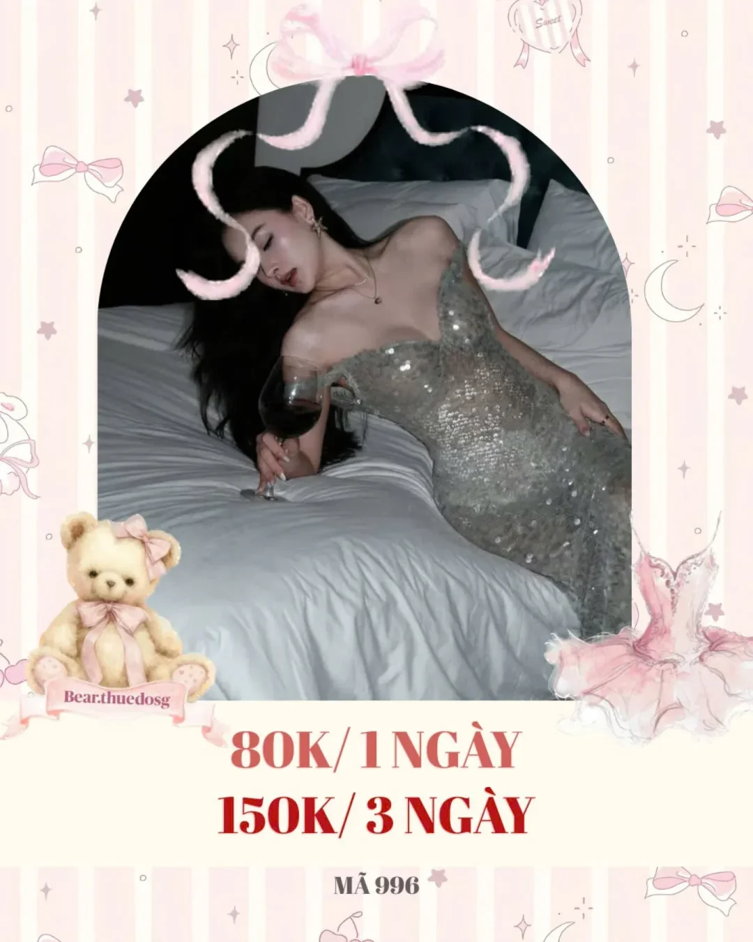 Photo 1 of Đầm kim sa bạc quây ngực bodycon