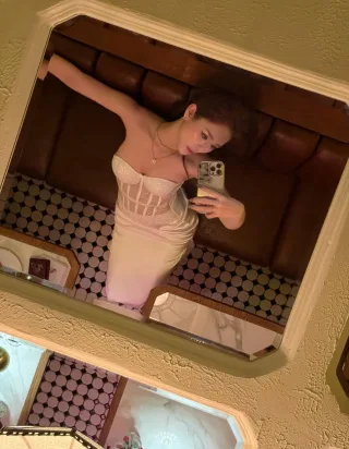 Ảnh 4 của Áo corset kim sa cam size M