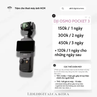 Photo 1 of DJI Osmo Pocket 3 Cho Thuê Quay Phim