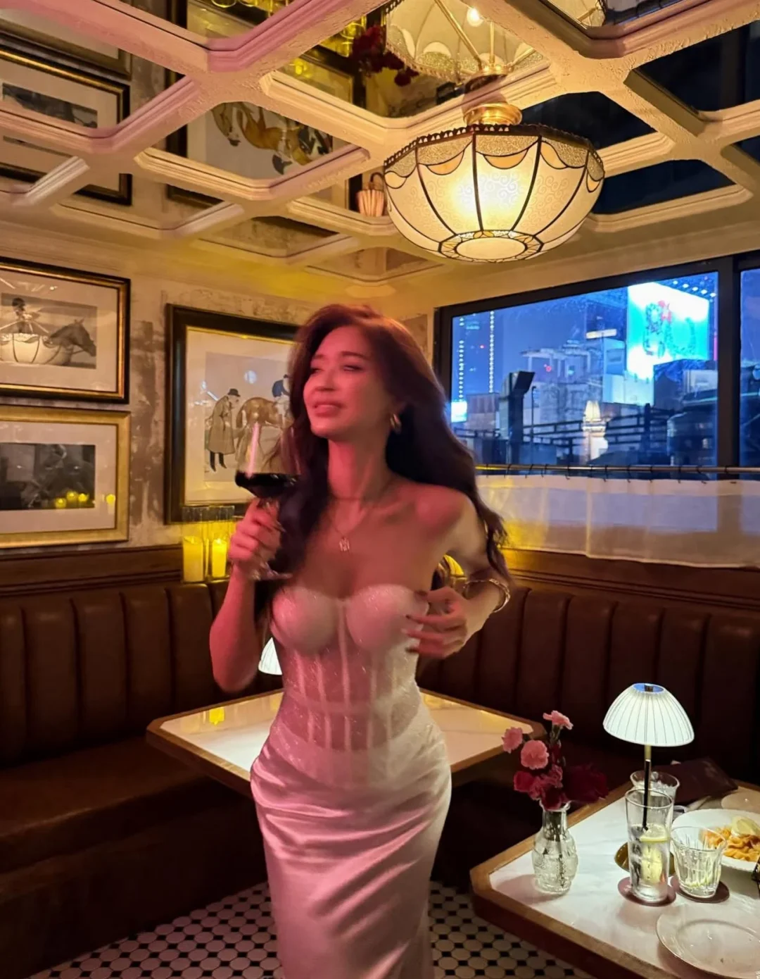 Ảnh 10 của Áo corset kim sa cam size M