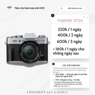 Ảnh 1 của Máy ảnh Fujifilm X-T20 cho thuê