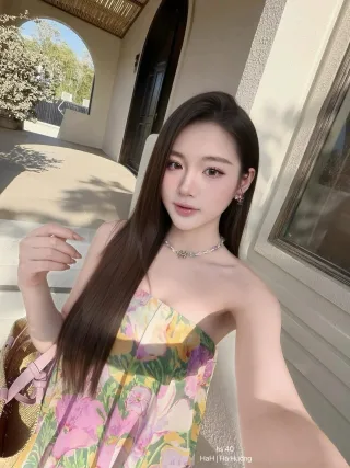 Ảnh 3 của Váy maxi hoa hai dây pastel nữ
