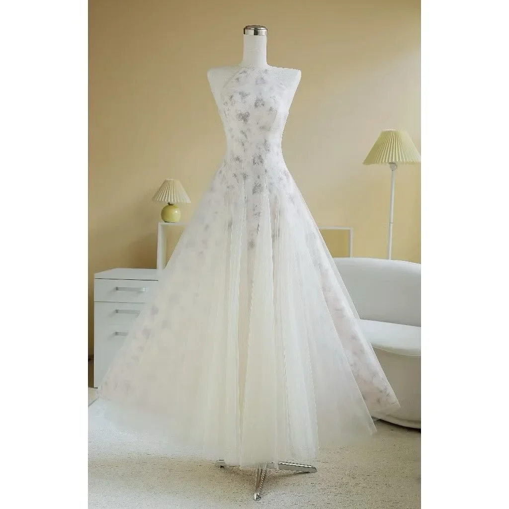 Photo 1 of Váy maxi vintage ren hoa Sò Vintage