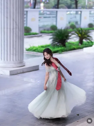 Ảnh 1 của Váy dạ hội tulle mint Sò Vintage