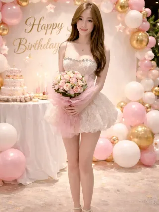 Photo 2 of Đầm ren trắng ngắn nữ dự tiệc
