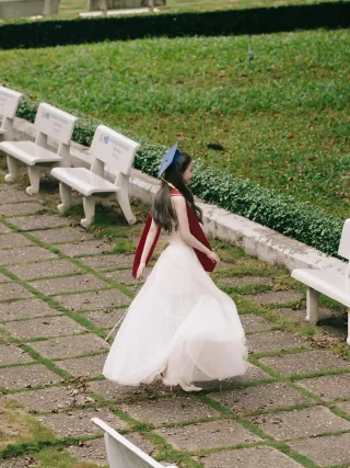 Photo 3 of Váy dạ hội trắng công chúa TC Dress