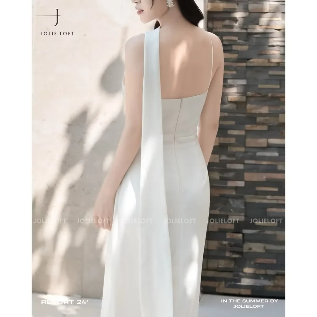 Photo 3 of Đầm maxi trắng sang trọng Jolie Loft