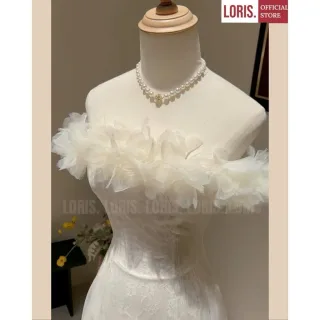 Ảnh 3 của Váy cưới ren trắng Loris size M