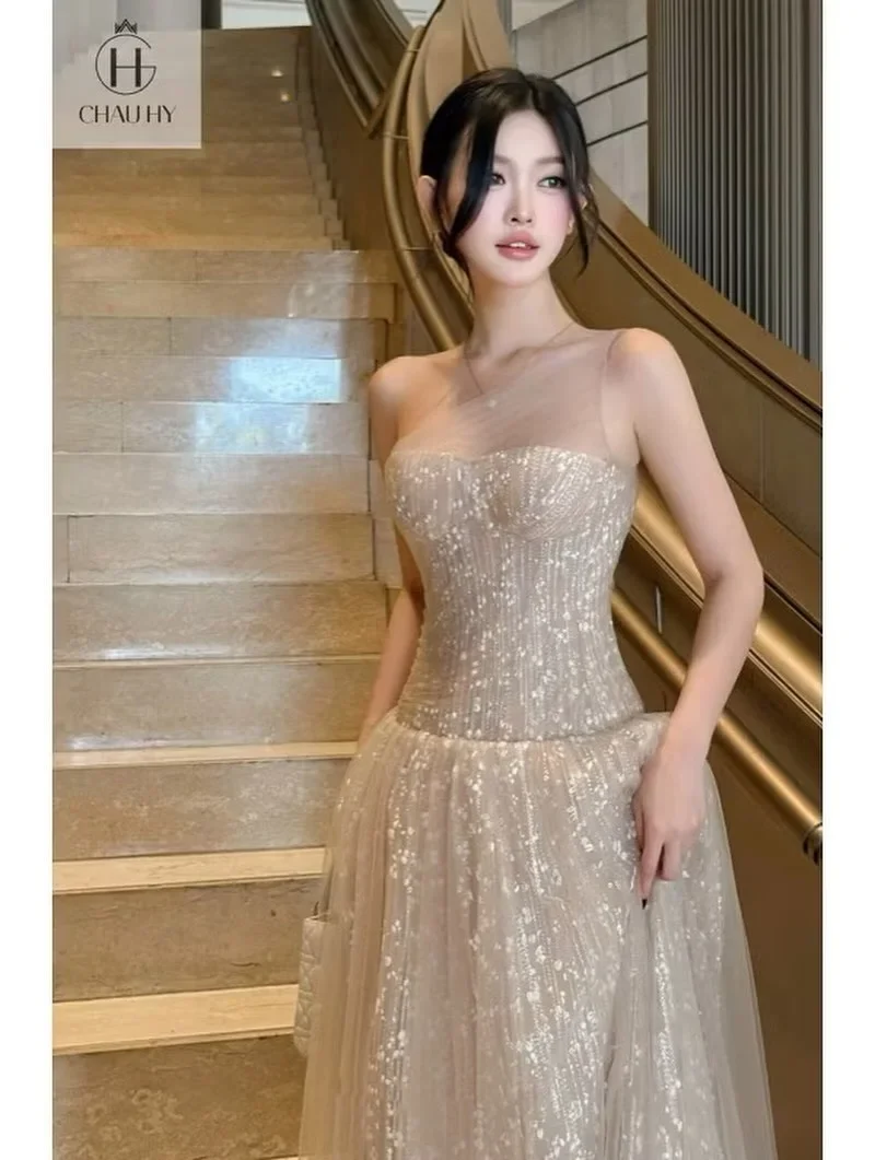 Photo 2 of Đầm dạ hội kim sa be nữ