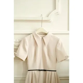 Photo 4 of Đầm midi be nhạt Calie size S