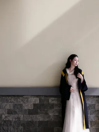 Photo 4 of Váy ren trắng xòe nữ cỡ S