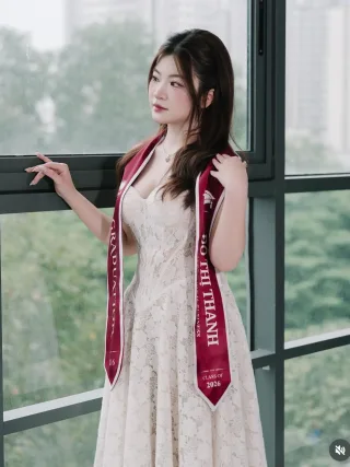 Ảnh 3 của Váy ren trắng dài vintage Sò Vintage