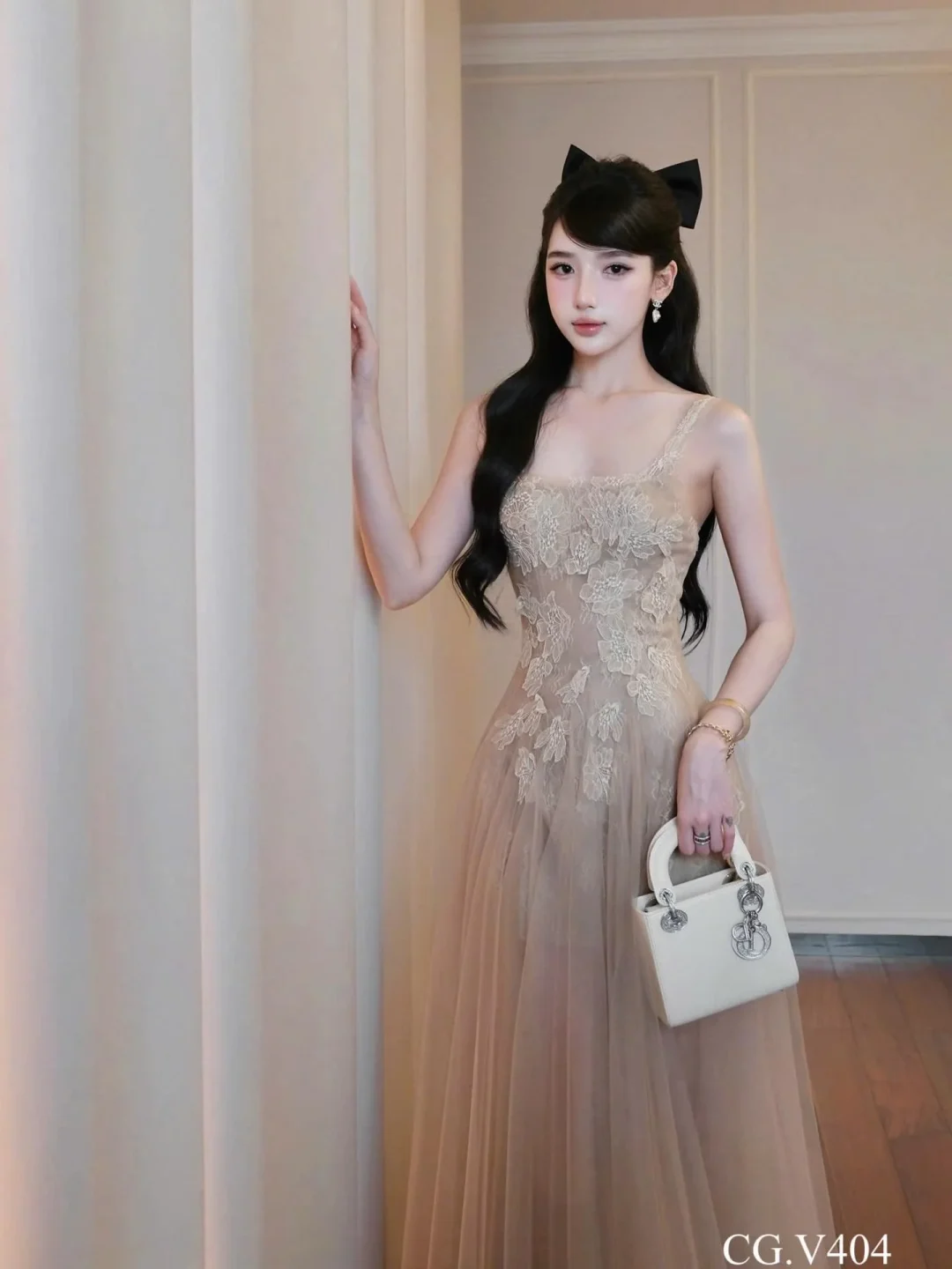 Photo 4 of Váy maxi ren be nữ sang trọng