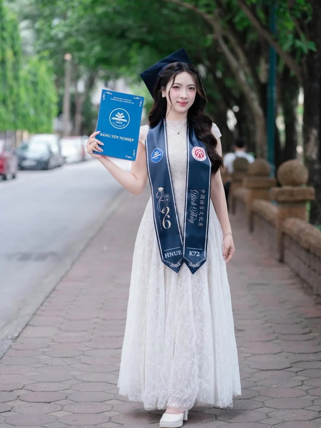 Ảnh 1 của Váy ren trắng dài vintage Sò Vintage