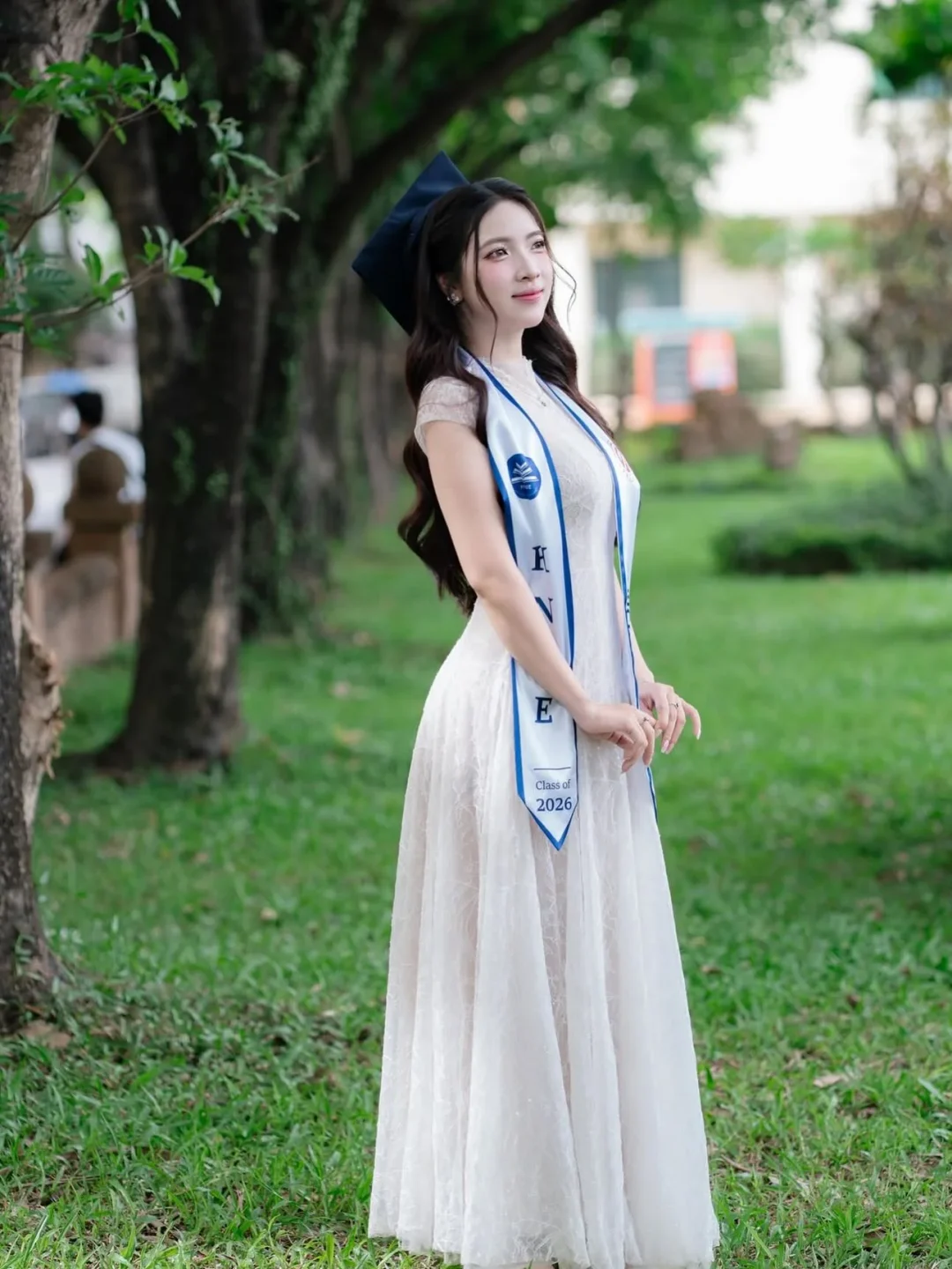 Ảnh 2 của Váy ren trắng dài vintage Sò Vintage