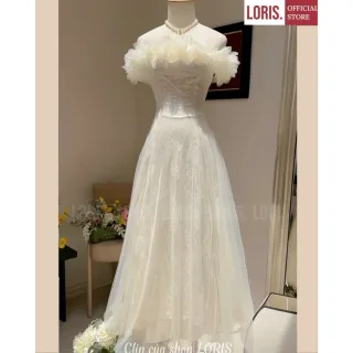Ảnh 1 của Váy cưới ren trắng Loris size M