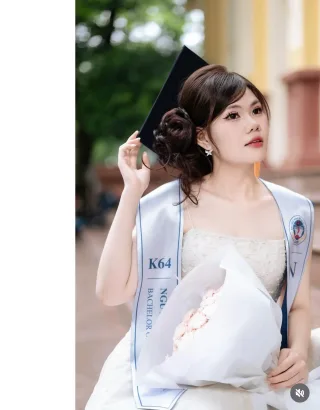 Ảnh 2 của Đầm trắng ren hai dây Loris size M