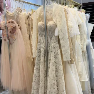 Ảnh 4 của Đầm ren trắng tay dài Sò Vintage