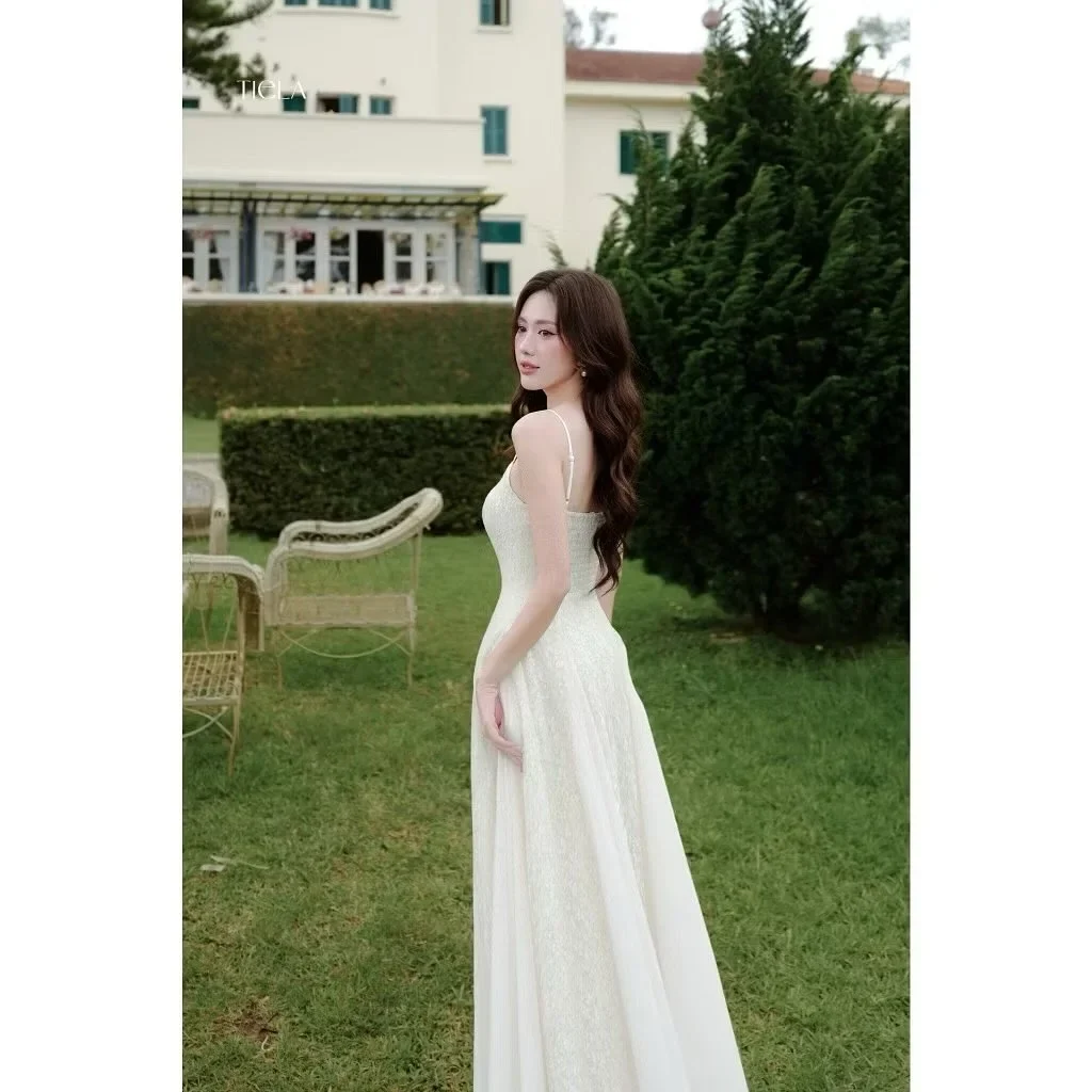 Ảnh 2 của Váy cưới trắng dài Tiela