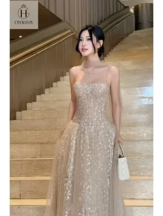 Photo 3 of Đầm dạ hội kim sa be nữ