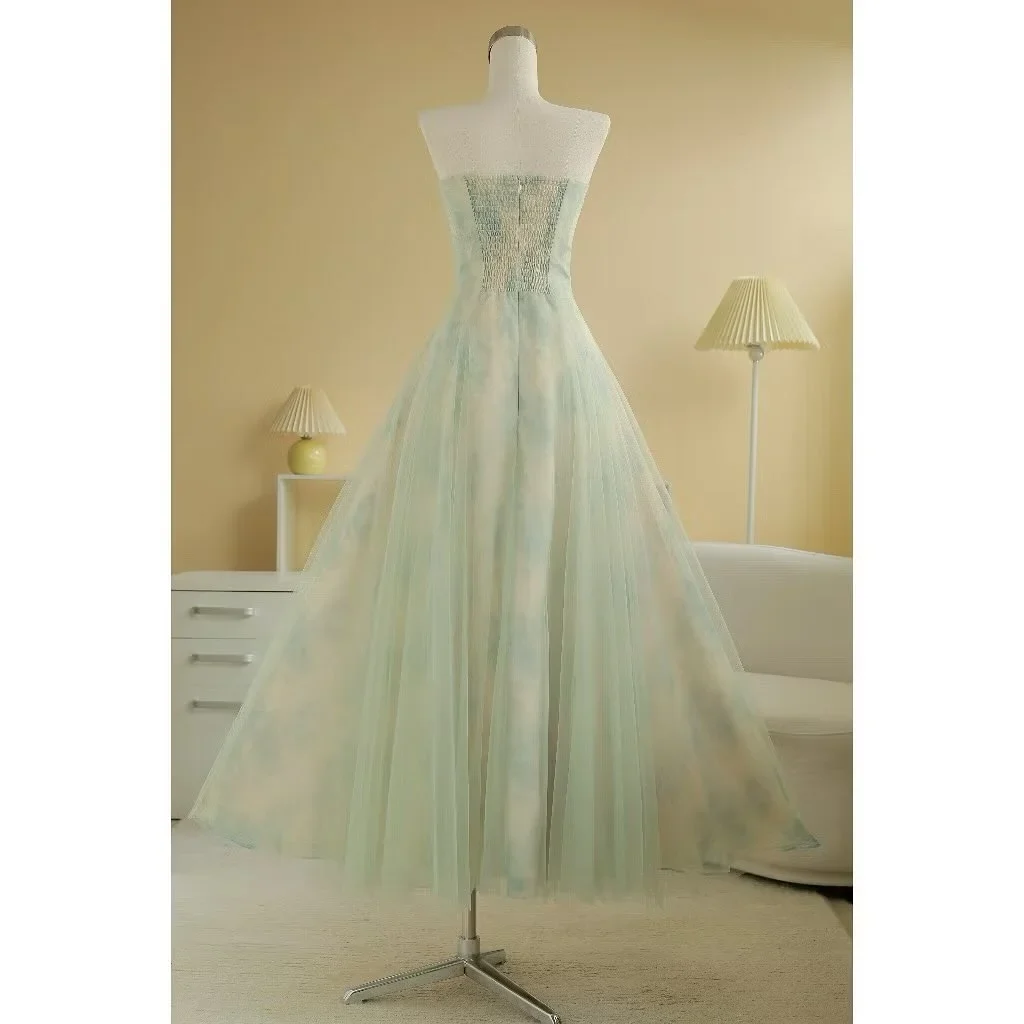 Ảnh 2 của Váy dạ hội voan mint Sò Vintage