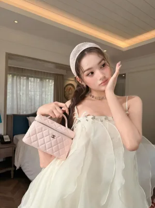 Photo 3 of Đầm voan trắng hai dây size M