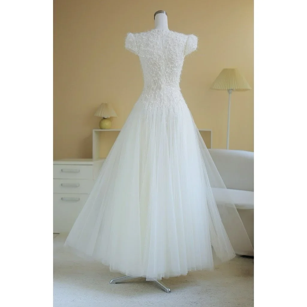 Ảnh 2 của Đầm cưới ren trắng vintage Sò