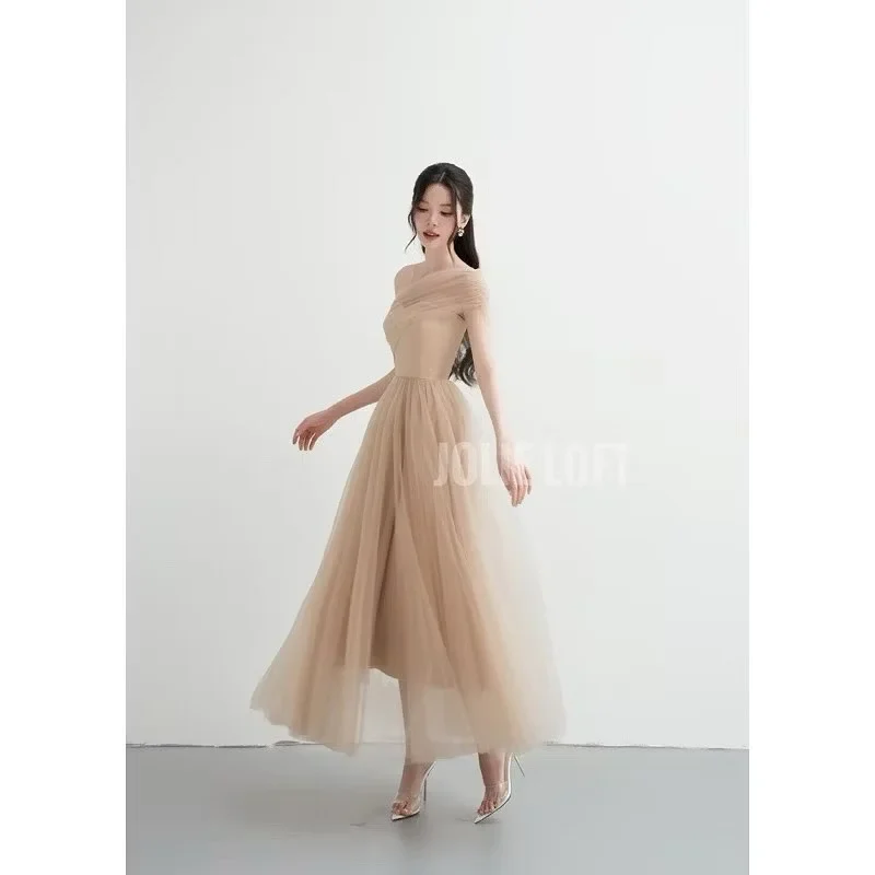 Photo 5 of Đầm dạ hội tulle be Jolie Loft XS