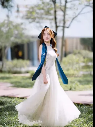 Ảnh 2 của Váy tulle trắng dài Sò Vintage M147