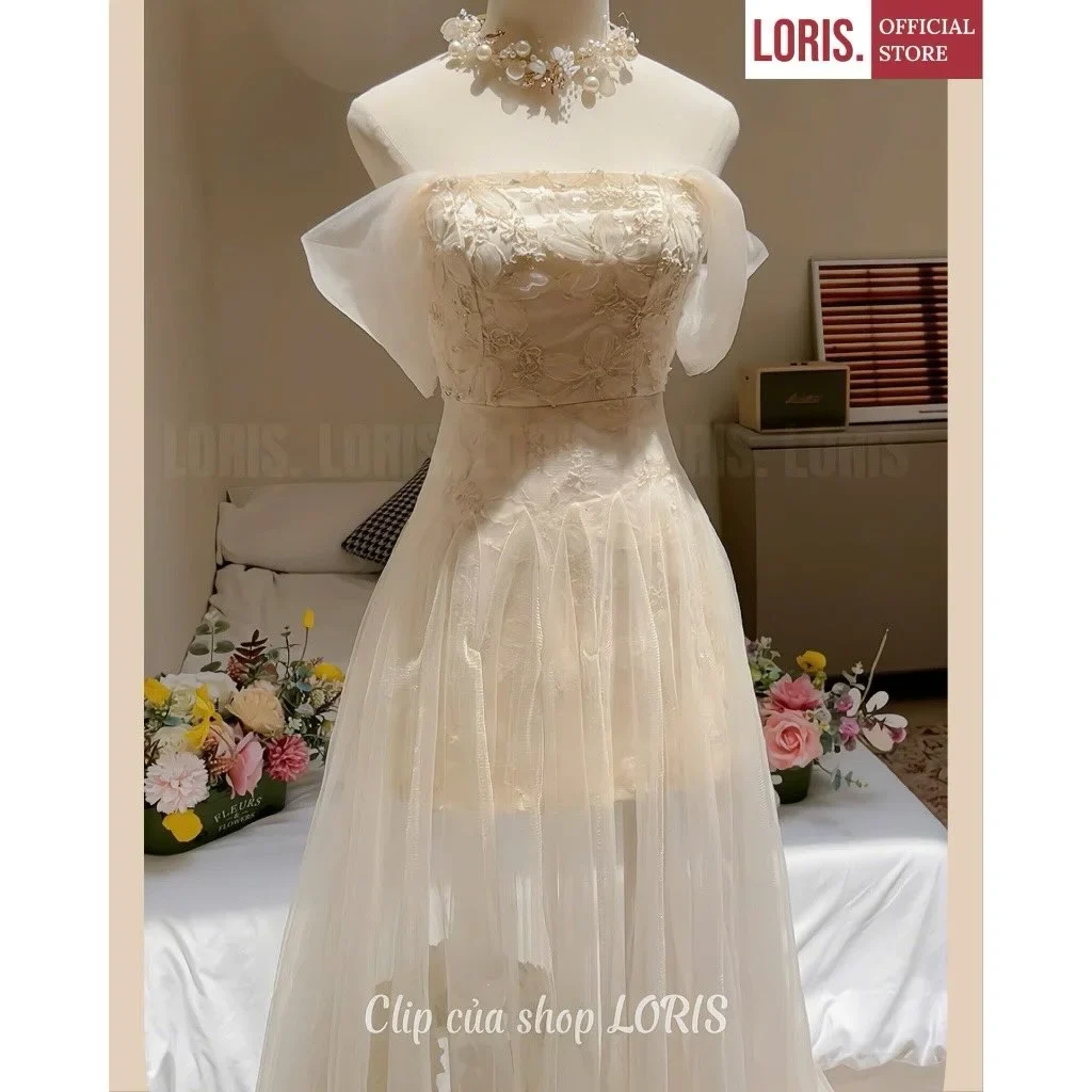 Ảnh 2 của Váy cưới ren trắng Loris size M