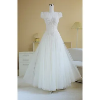 Ảnh 1 của Đầm cưới ren trắng vintage Sò