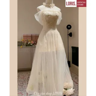 Ảnh 1 của Váy cưới ren trắng Loris size M