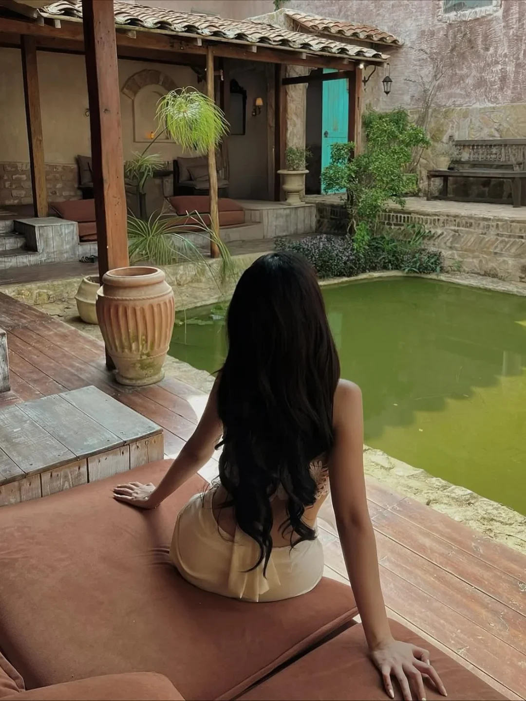 Photo 9 of Đầm yếm ren trắng Maikaa thiết kế nữ