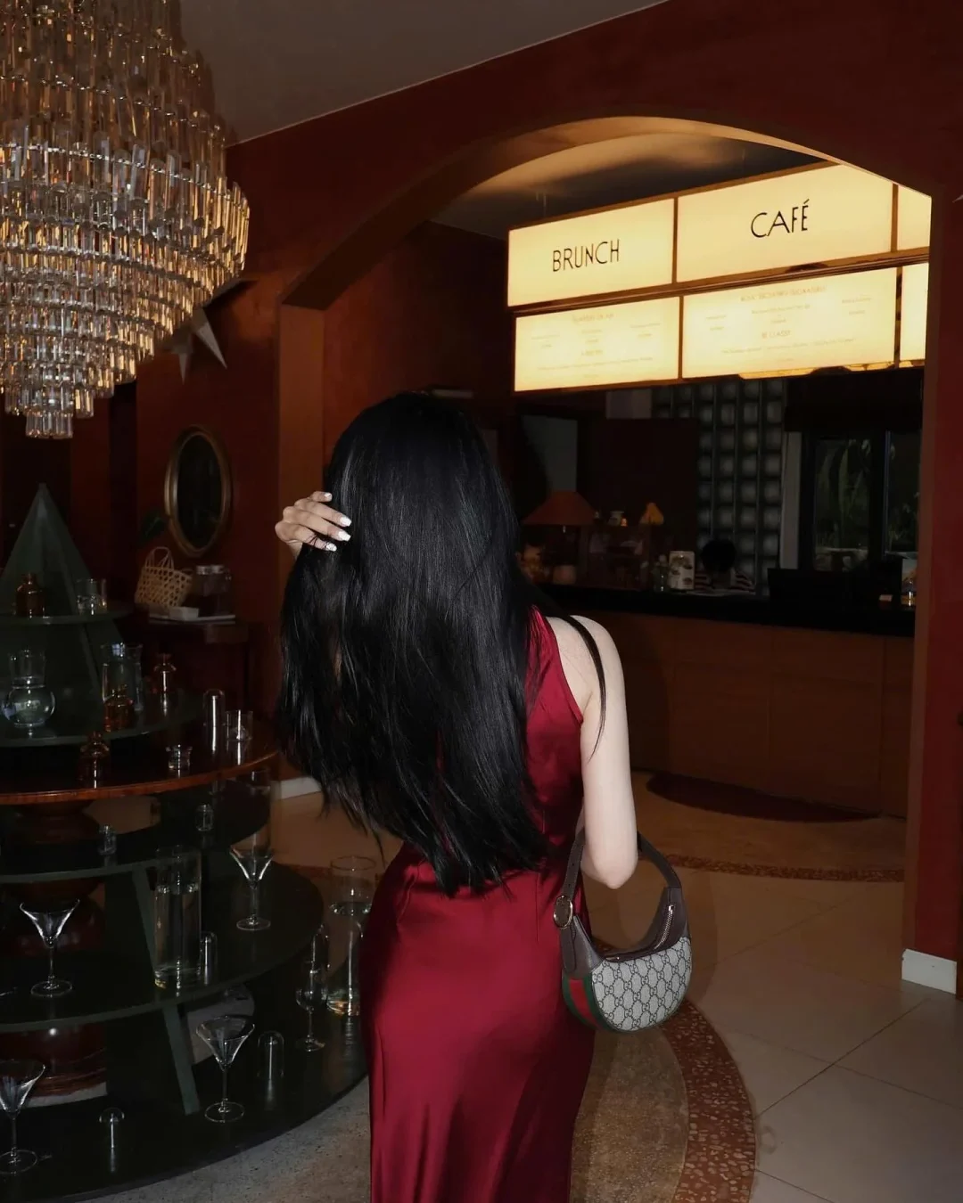 Photo 4 of Đầm lụa đỏ Fetish không tay size S