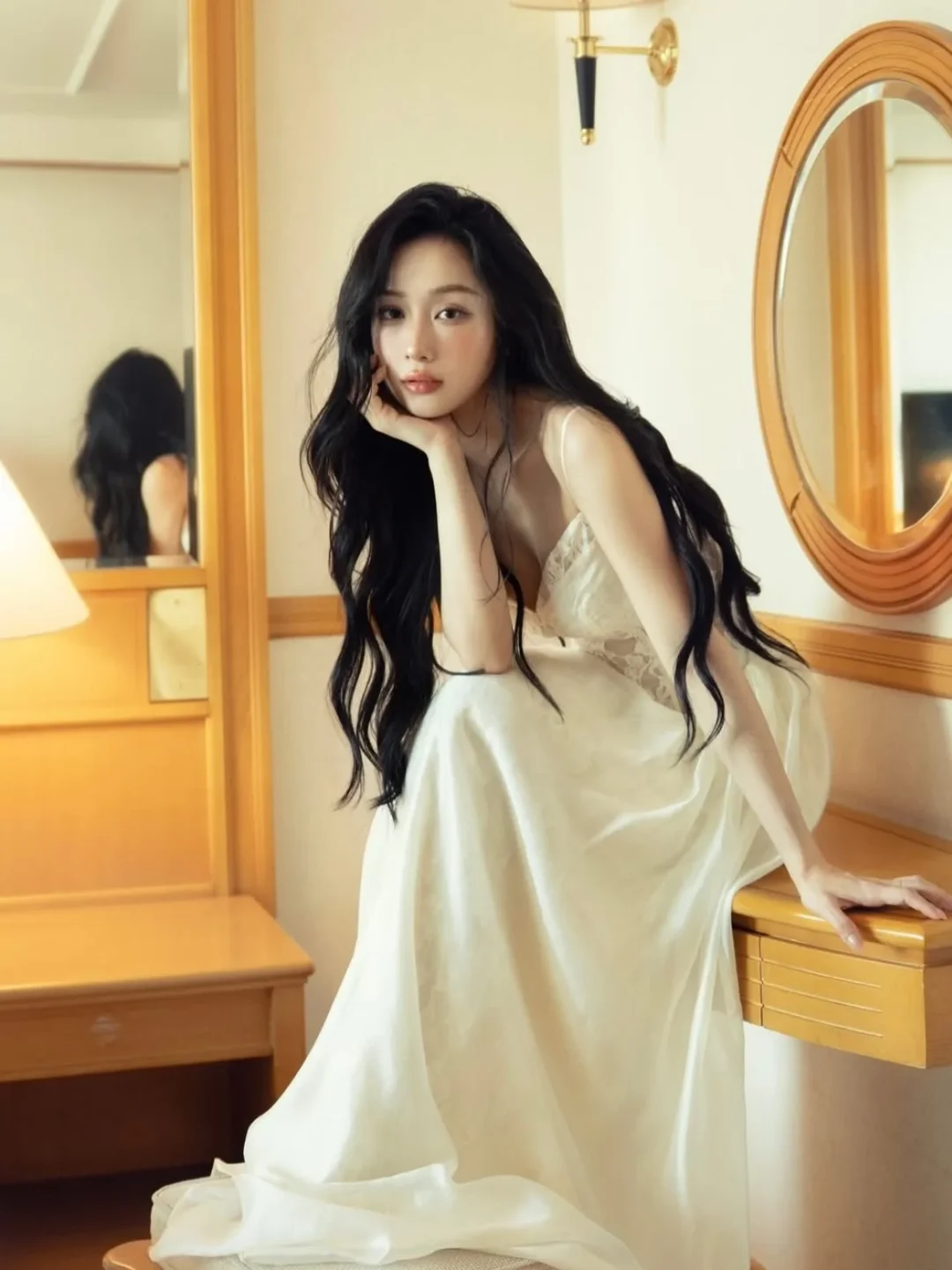Ảnh 7 của Váy maxi ren trắng Amelie nữ tính