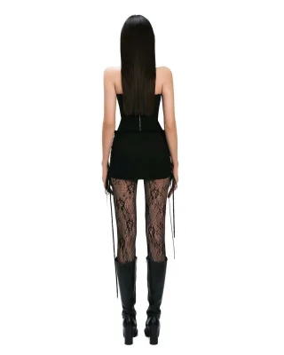 Ảnh 4 của Set corset ren đen Lsoul size S