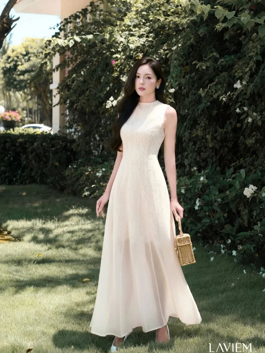 Photo 1 of Váy maxi ren kem nữ LAVIEM size S