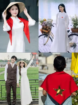 Photo 1 of Áo dài truyền thống thuê dịp Quốc khánh