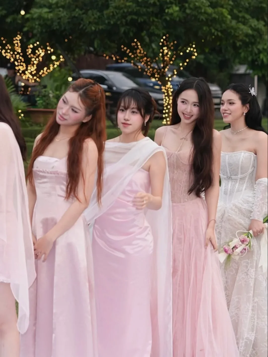 Ảnh 4 của Váy tiệc voan hồng pastel Ononmade