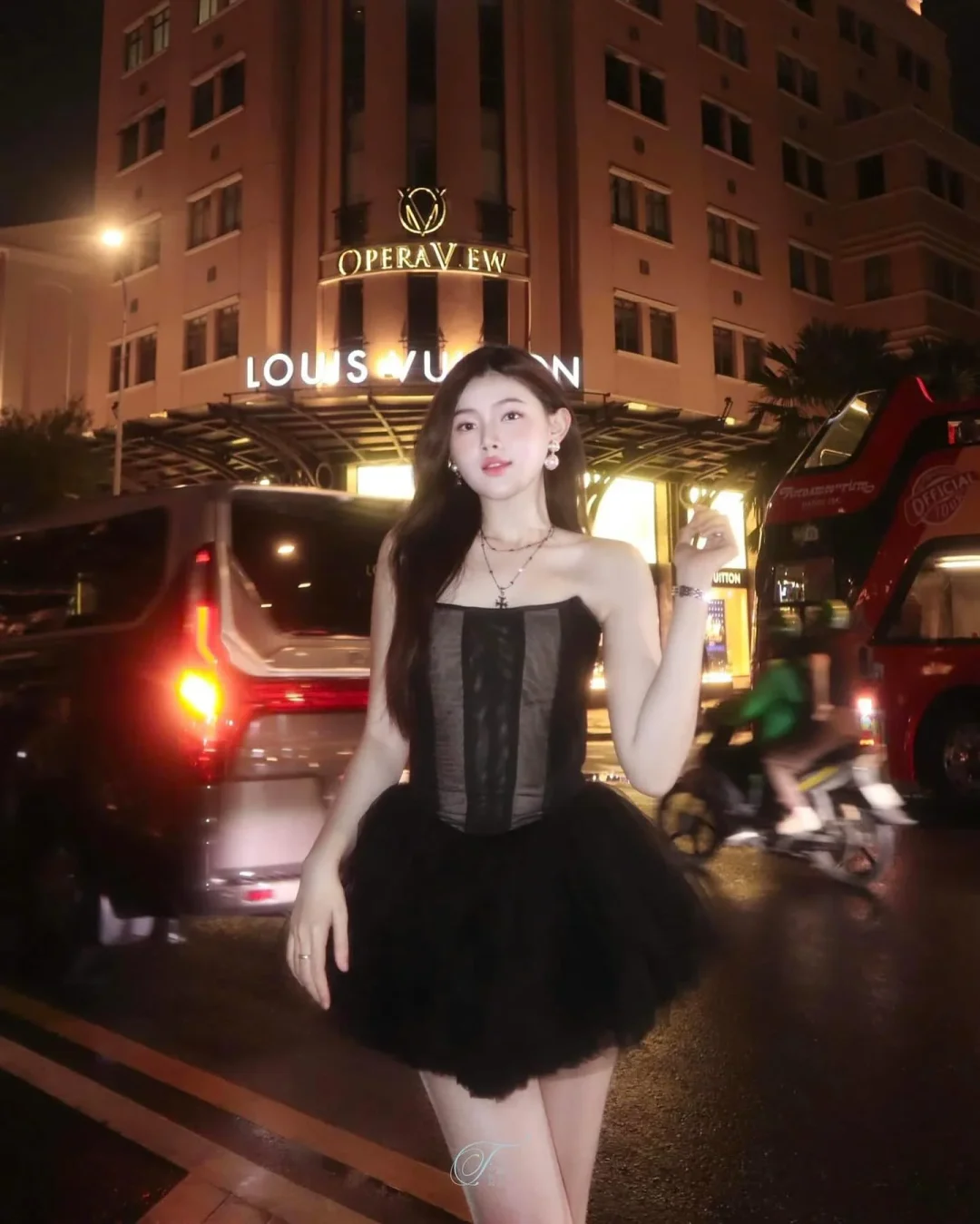 Ảnh 1 của Set corset tutu đen Tipblu nữ
