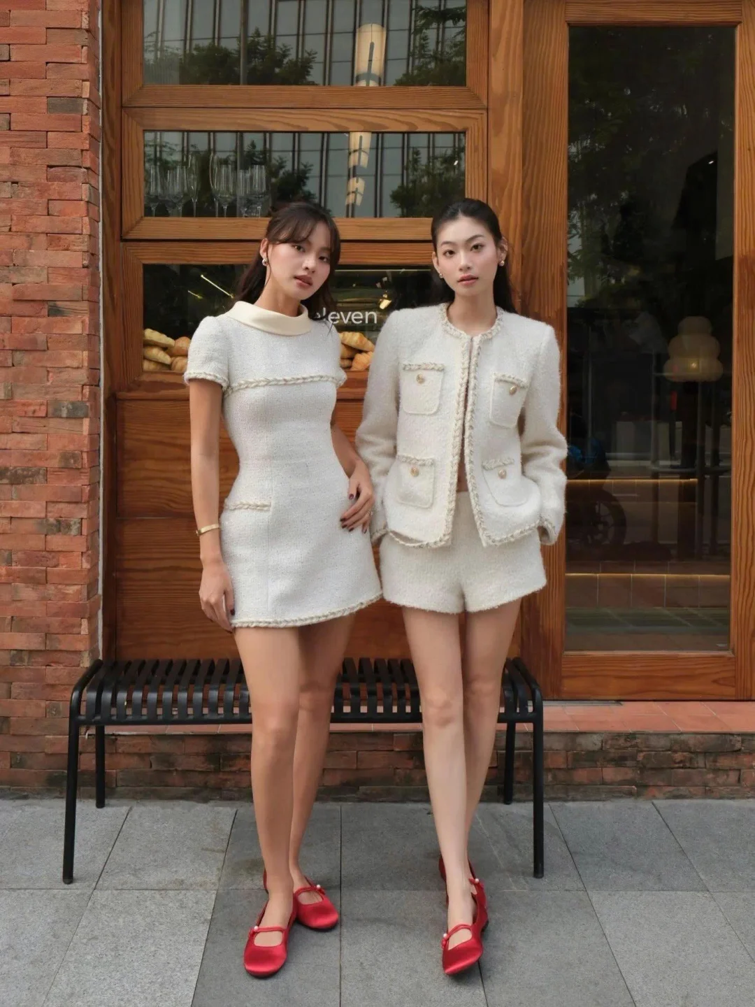 Ảnh 6 của Váy tweed ngắn nữ Ononmm