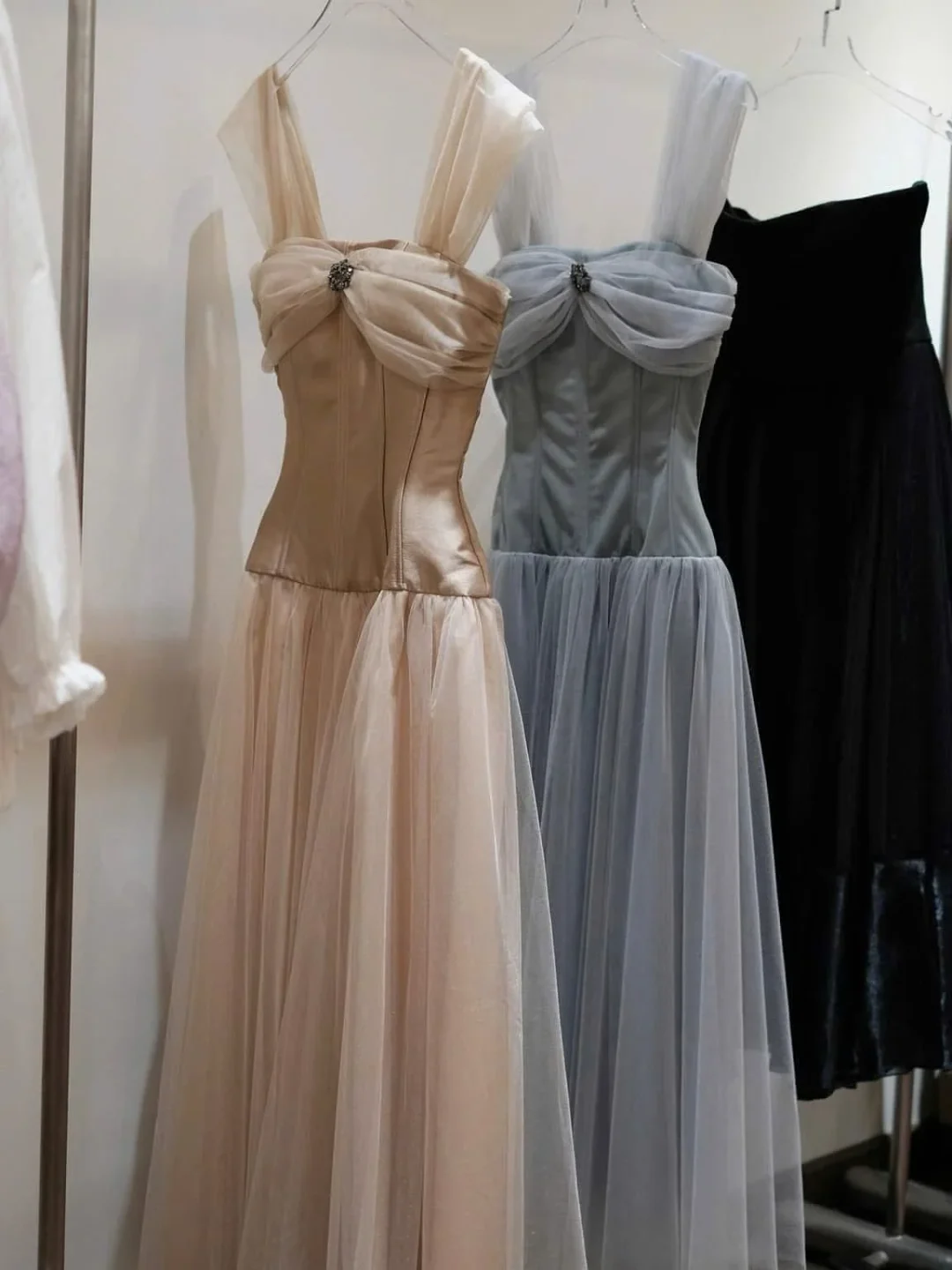 Photo 2 of Đầm dạ hội corset tulle be Ngochantran