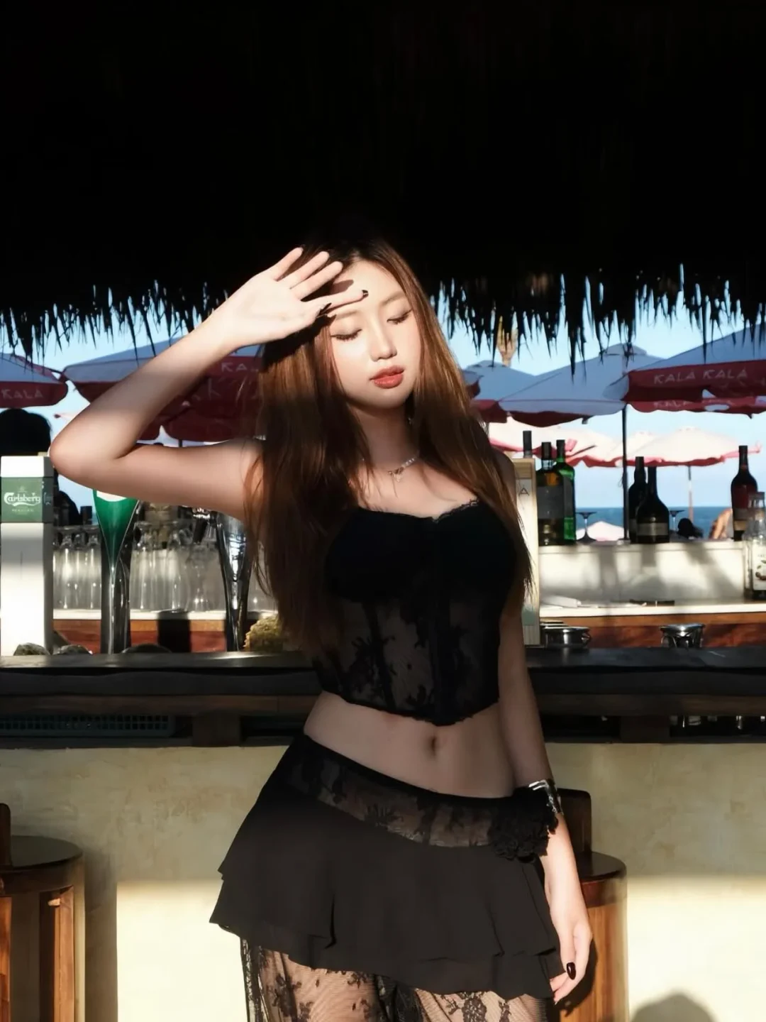 Ảnh 4 của Set corset ren đen nữ Barc.GM size S