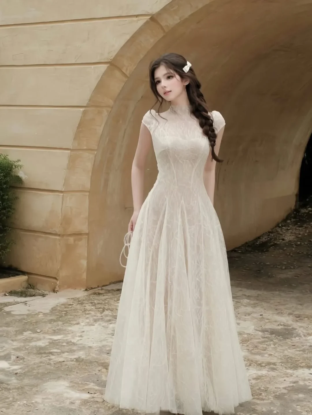 Ảnh 3 của Váy ren trắng vintage Sò Vintage